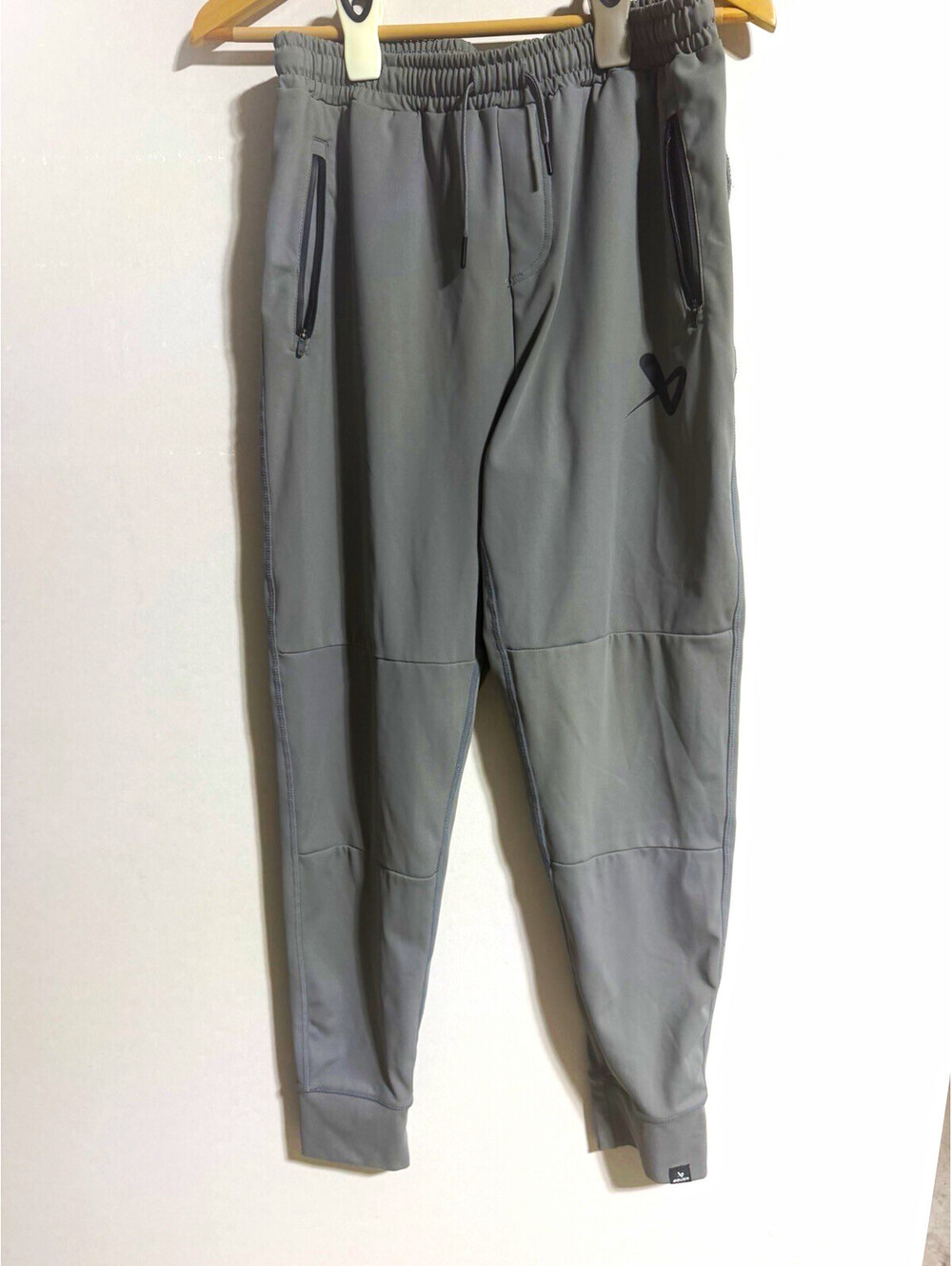 Bauer Men’s Gray Jogger Pants M Regular Knit Polyester Drawstring Hockey